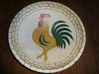 VINTAGE Wood Wooden Handpainted Rooster Chicken 12 x 4 Bowl Decor