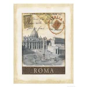  Rome Giclee Poster Print by Tina Chaden, 18x24