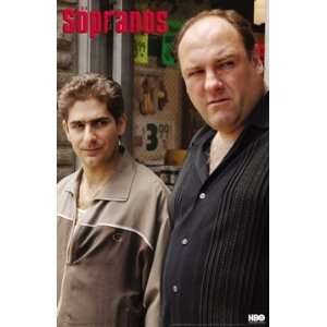  Hbo the Sopranos Tony Soprano & Christopher Poster