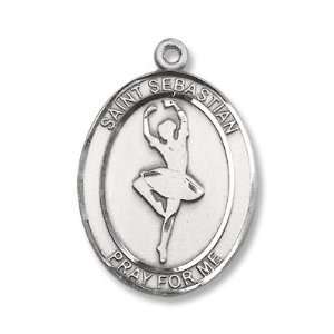 St. Sebastian Dance Large Sterling Silver Medal