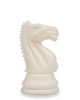 Club Red & Ivory Plastic Chess Set 3.75 King  