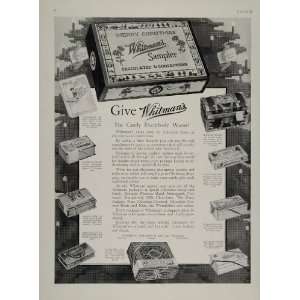  1926 Ad Whitmans Sampler Candy Box Christmas Chocoholic 