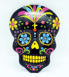 Black DAY OF THE DEAD Wall Mask  