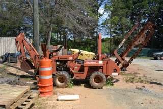 Ditch Witch 4010DD Combo Trencher, Back Hoe and Dozer  