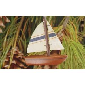    Adventure Marketing Wooden Sailboat Ornament 4