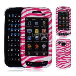 Pink/White Stripes Design Hard 2 Pc Snap On Faceplate Case for Samsung 