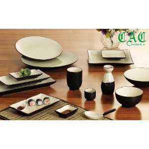  Japanese Style 8X4 Divided Plate Creamy White