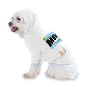   MOLLY Hooded (Hoody) T Shirt with pocket for your Dog or Cat XS White
