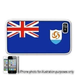  Anguilla Flag Apple Iphone 4 4s Case Cover White 