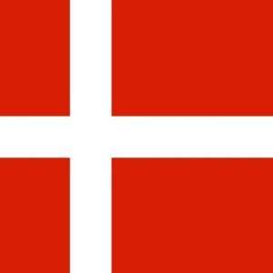  Dannebrog The Official Flag of Denmark Refrigerator 