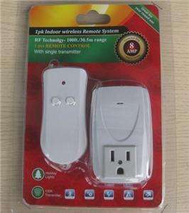 110v WIRELESS REMOTE CONTROL OUTLET SWITCH 1 plug / socket / pack / ch 