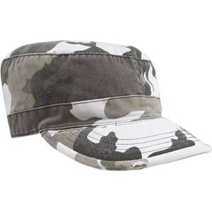 CITY Camouflage VINTAGE Military FATIGUE Patrol CAP  