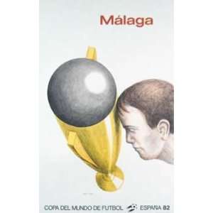  Roland Topor   Affiche Mundial 1982 Malaga