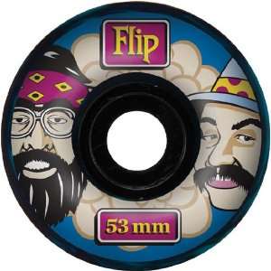  Flip Cheech & Chong 53mm Black/Blue Swirl Skateboard 