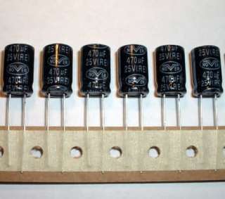 Lot of 6 Electrolytic Capacitor 470uF 25V 85°C 10x16mm  