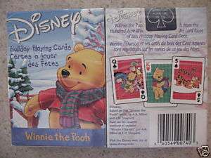   Christmas Winnie the Pooh Playing Cards, Tigger and Poohs friends