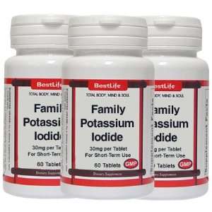  BestLife Family Potassium Iodide 30mg 60tabs(pack of 3 