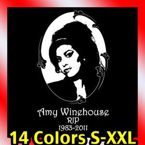 RIP Amy Winehouse t shirt back to black  