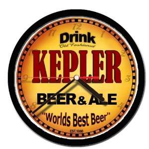  KEPLER beer and ale cerveza wall clock 