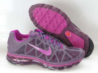 Nike Air Max + 2011 Wine Grape Purple Sneakers Womens Sz 7  