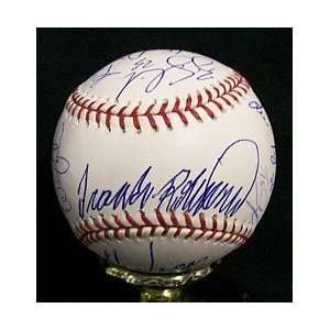  2005 Washington Nationals Inaugural Team Signed Baseball 