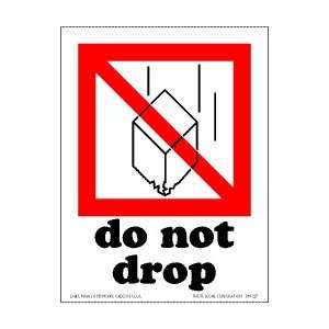  Do Not Drop Labels, 3 X 4, ipm 327, 500 Per Roll 