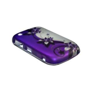   Case for BLACKBERRY CURVE 8520 8530 Flower branches purple  