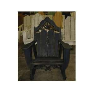 Uwharrie Chair Veranda Wood Rocker Arm Patio Lounge Natural Pine 