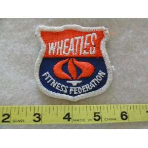  Wheaties Fitness Federation Patch 