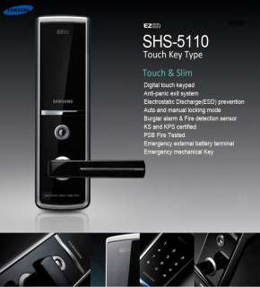 NEW SAMSUNG EZON Digital Door Lock SHS 5110 +4touch Key  