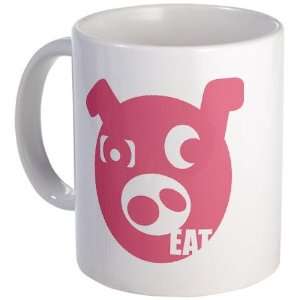 Eat Like A Pig Pig Mug by  
