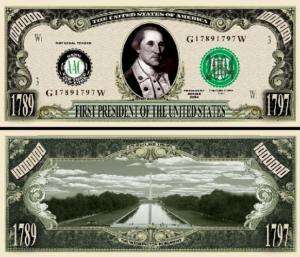 1ST PRESIDENT GEORGE WASHINGTON DOLLAR BILL (500 Bills)  