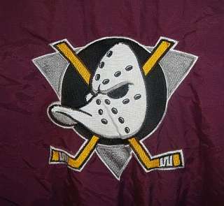   specials up for sale is an anaheim mighty ducks light wind jacket by