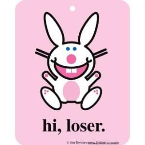  Happy Bunny Hi Loser Air Freshener Automotive