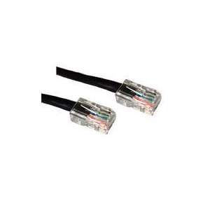   Cat5e Crossover Patch Cable Black Unshielded Twisted Pair Electronics