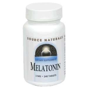  Source Naturals Melatonin 3mg, 240 Tablets Health 