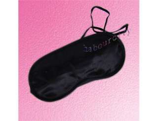 New Silk Soft Travel Sleep Eye Mask Shade Black  