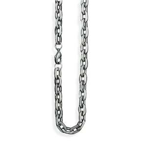   Stainless Steel Link Necklace By Taxco Jewelers Model #33148 Jewelry
