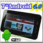   Tablet MID Android 4.0 Mult point Capacitive touch 4G camera WiFi