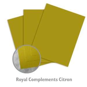  Royal Complements Citron Paper   100/Carton Office 