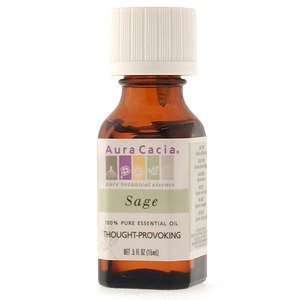  Essential Oil Sage (salvia officinalis) .5 fl oz from Aura 