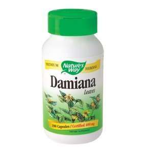  Natures Way Damiana Leaves 100 Capsules Health & Personal 