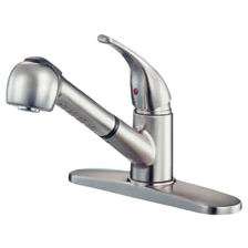 Satin Nickel 42 5678 Kitchen Faucet with Pull out Sprayer