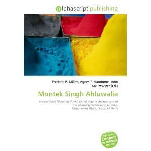  Montek Singh Ahluwalia (9786132715081) Books