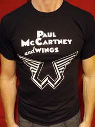 Paul McCartney & Wings t shirt the beatles band group