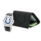 Indianapol​is Colts Watch & Wallet Set Game Time Leath​er