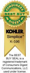 Kohler K 596 VS Simplice single hole pull down kitchen  