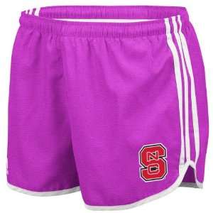 North Carolina State Wolfpack adidas Heathered Pink Womens 3 Stripe 