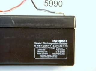 Sealed Rechargeable Battery DH613 6V 1.3AH Open Box  