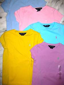 RALPH LAUREN Girls t shirt size 2T 3t 4t 5t  